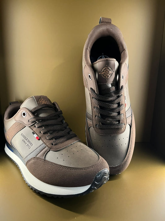 ADOwalk Retro Runner – Taupe & Brown